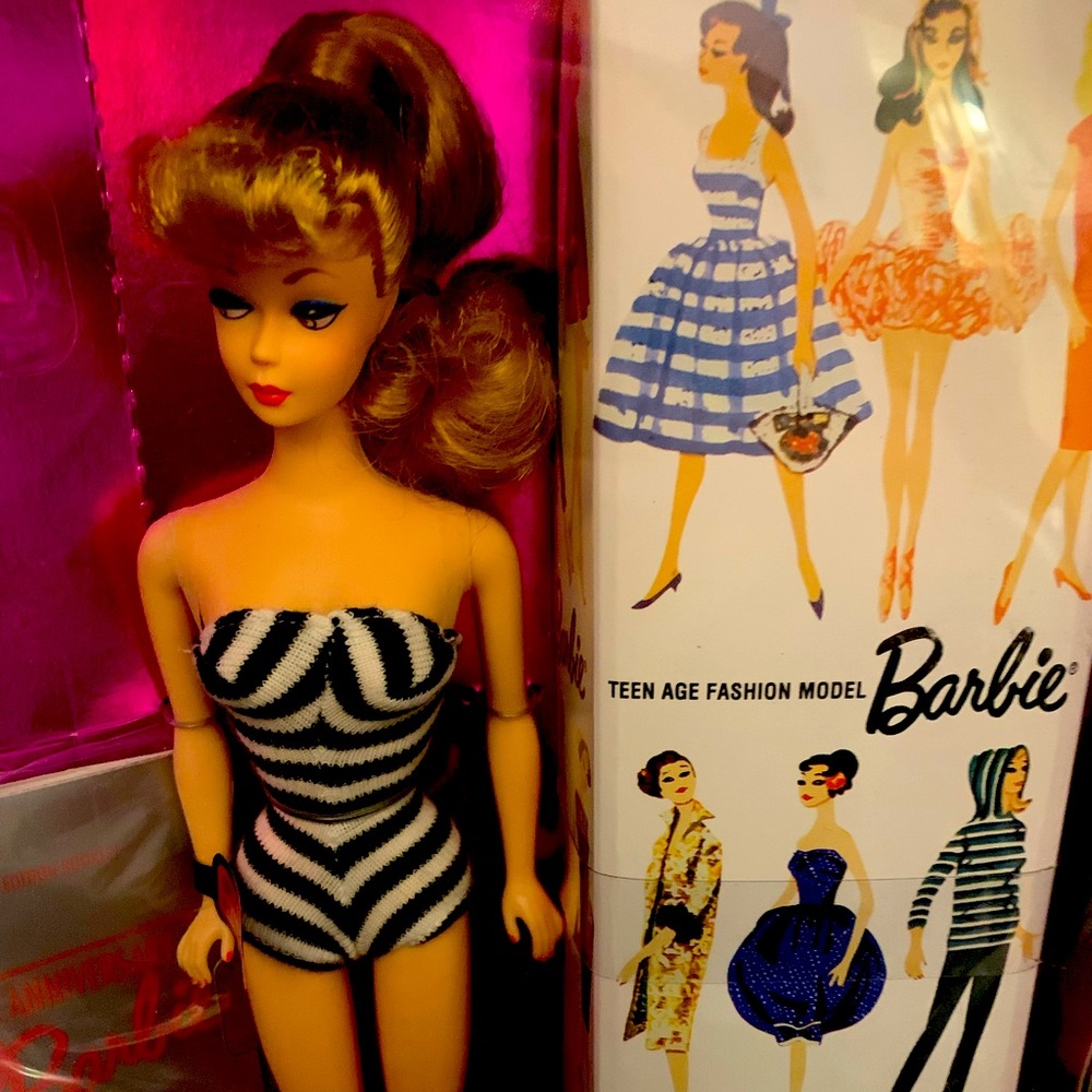 VINTAGE 1993, 35TH ANNIVERSARY BARBIE ORIGINAL 1959 BARBIE DOLL SPECIAL ED NIB